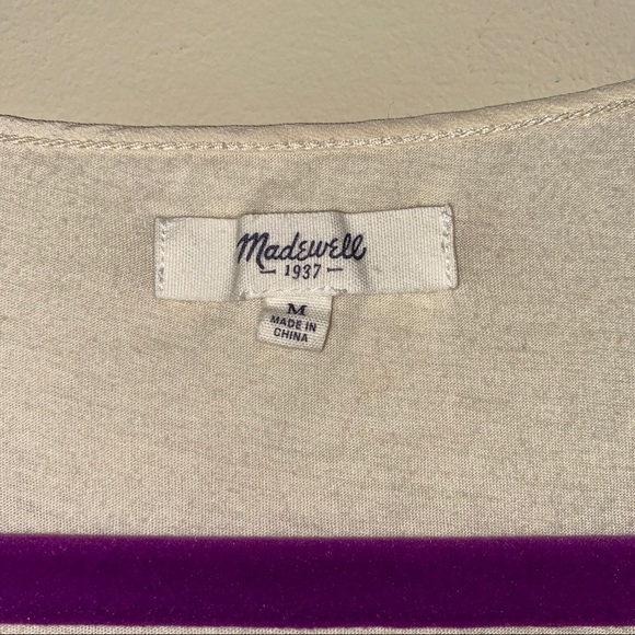 Madewell Cascade Ivory Embroidered Diamond Tank - Picture 4 of 6